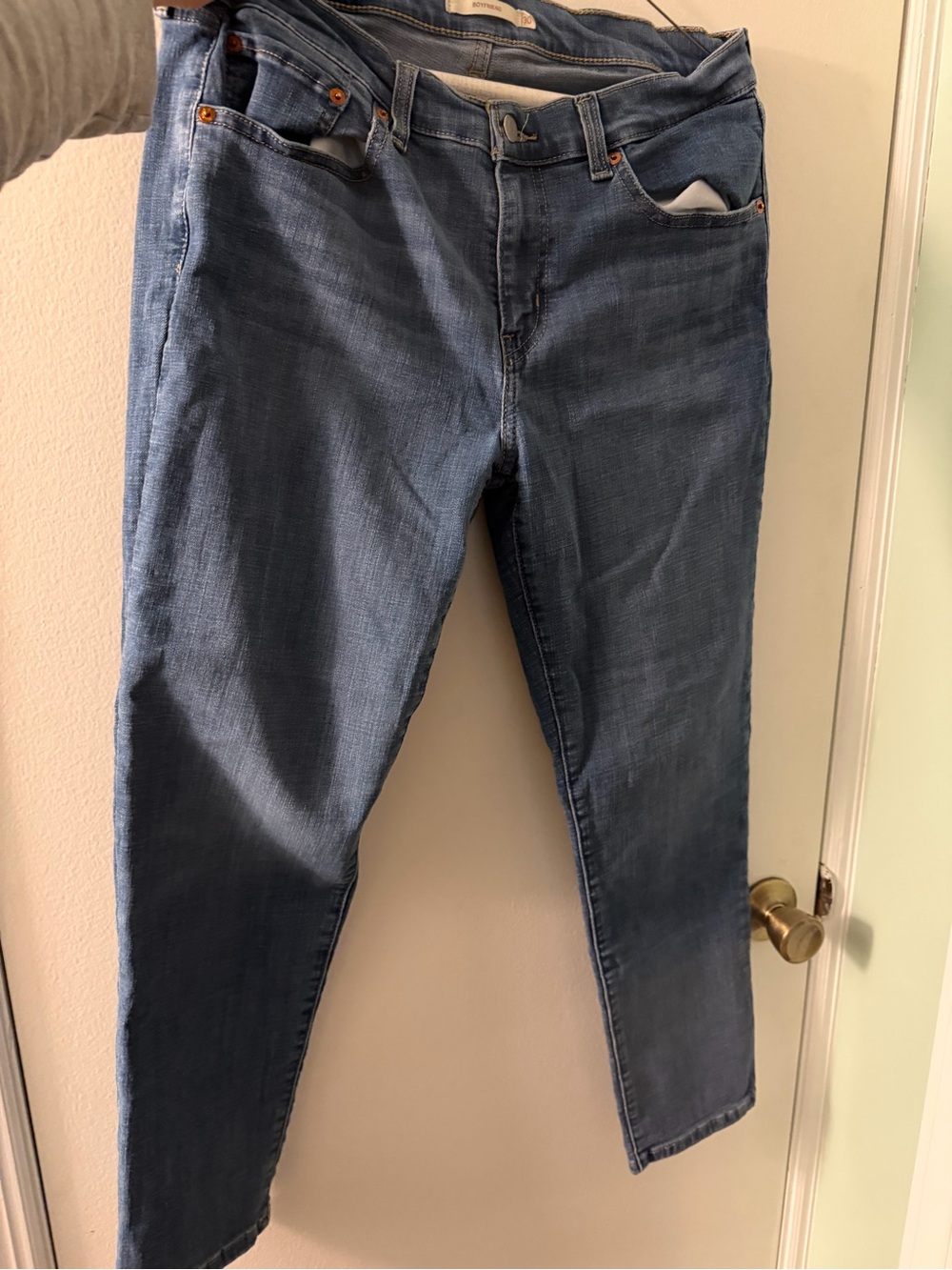 Levi's Medium Blue Boyfriend Jeans